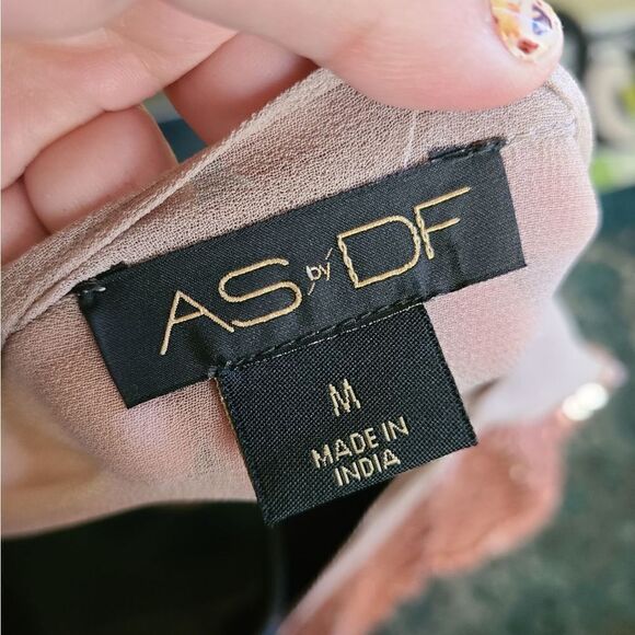 AS by DF Rose Gold Sequined Top - Picture 6 of 7